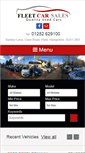 Mobile Screenshot of fleetcarsales.org.uk